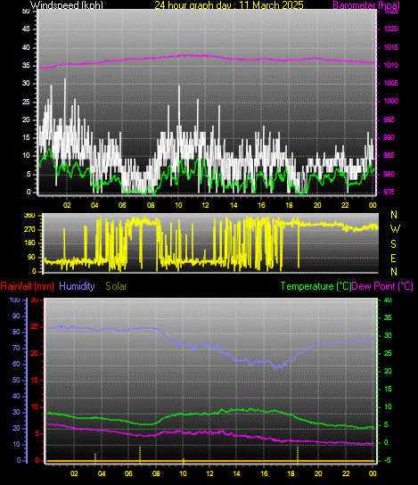 24 Hour Graph for Day 11