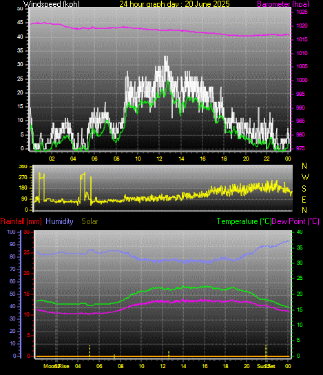 24 Hour Graph for Day 20
