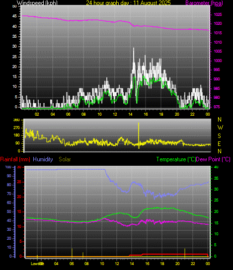 24 Hour Graph for Day 11