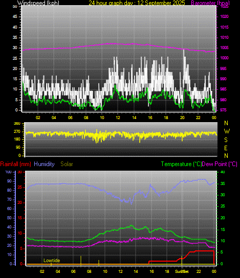 24 Hour Graph for Day 12