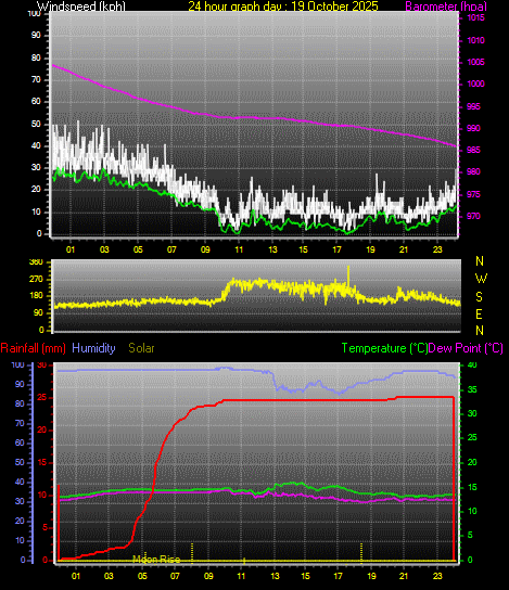 24 Hour Graph for Day 19